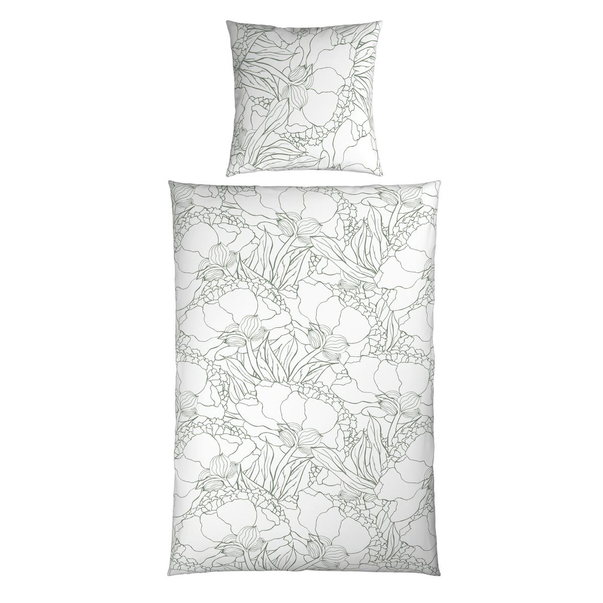 Bettwäsche Emma Olivgrün ca. 135x200cm - Olivgrün, Textil (135/200cm) - Mömax