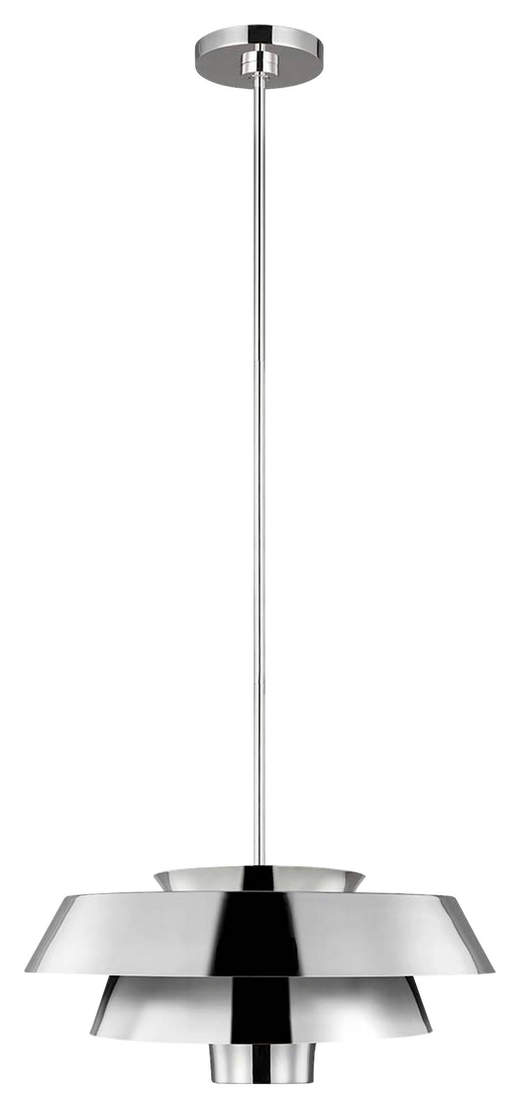 Viseća Svjetiljka  Brisbin Fe-Brisbin-Pn - boje nikla, Design, metal (45.7/39.7 cm) - Elstead Lighting