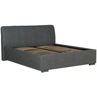 Tapecirani Krevet France Storage - siva/boje kroma, Basics, drvo/metal (180/200cm) - Modern Living