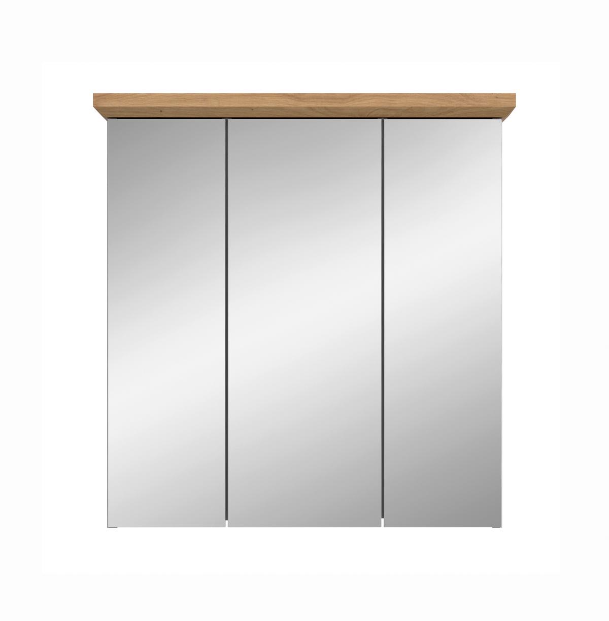 Spiegelschrank Verona Lärchenfarben - Trend, Glas/Holzwerkstoff (69/71/21cm) - MID.YOU