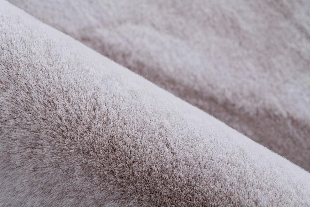Hochflorteppich Saika 100 - Weiss/Rosa, Konventionell, Textil (80/150cm) - Kayoom