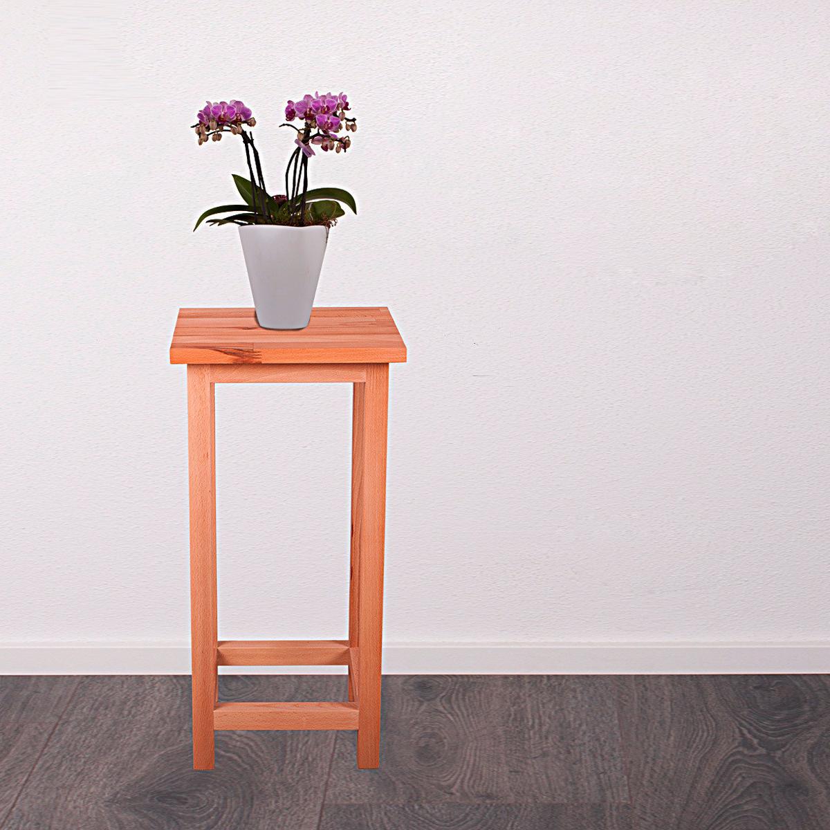 Hocker Marco ca. 30x30x60 cm Holz geölt - Kernbuche, Basics, Holz (30/60/30cm) - Gardenson