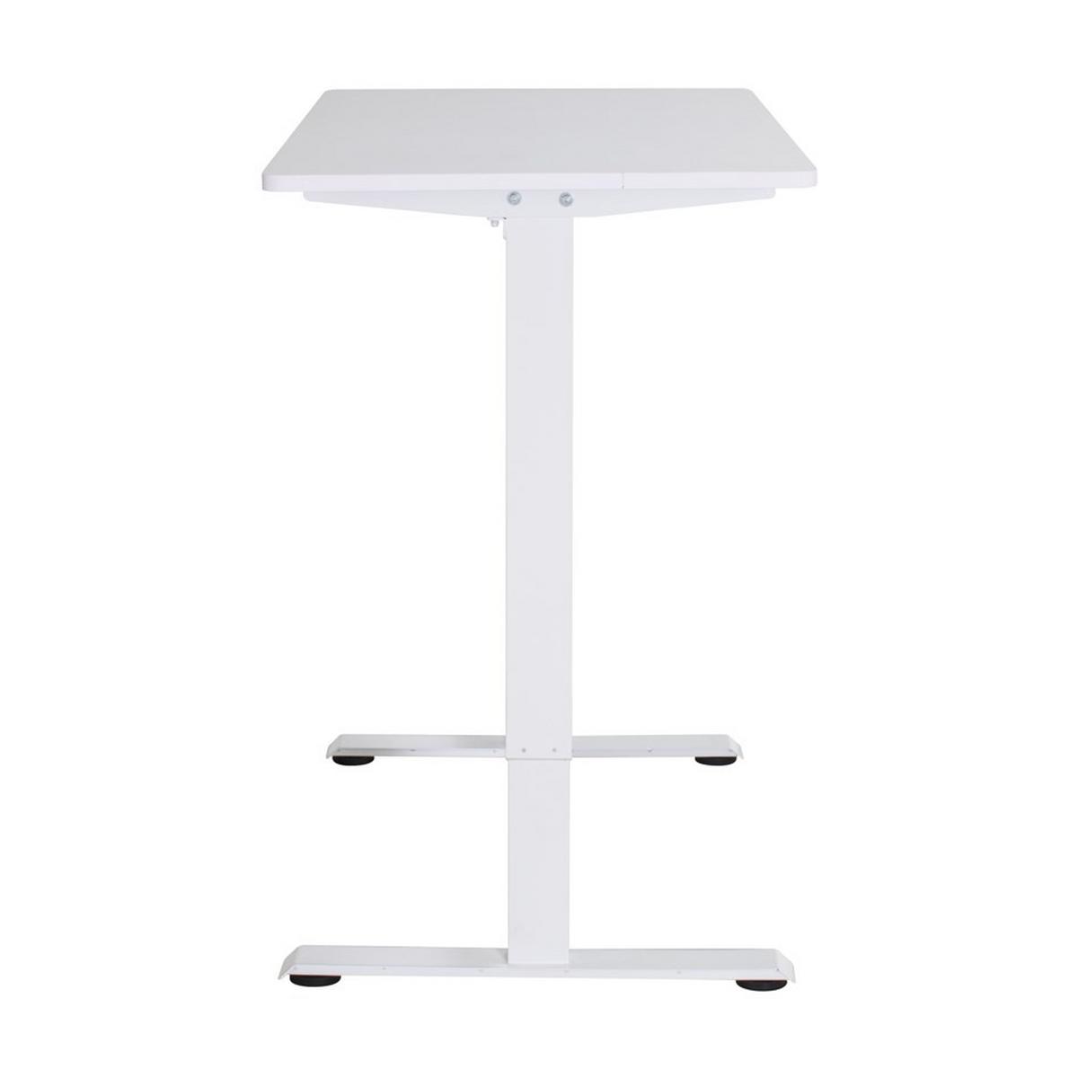 Dvižna Pisalna Miza Emil 2, Bela, 120x60 - bela, Moderno, kovina/leseni material (120/72-118/60cm) - Mömax