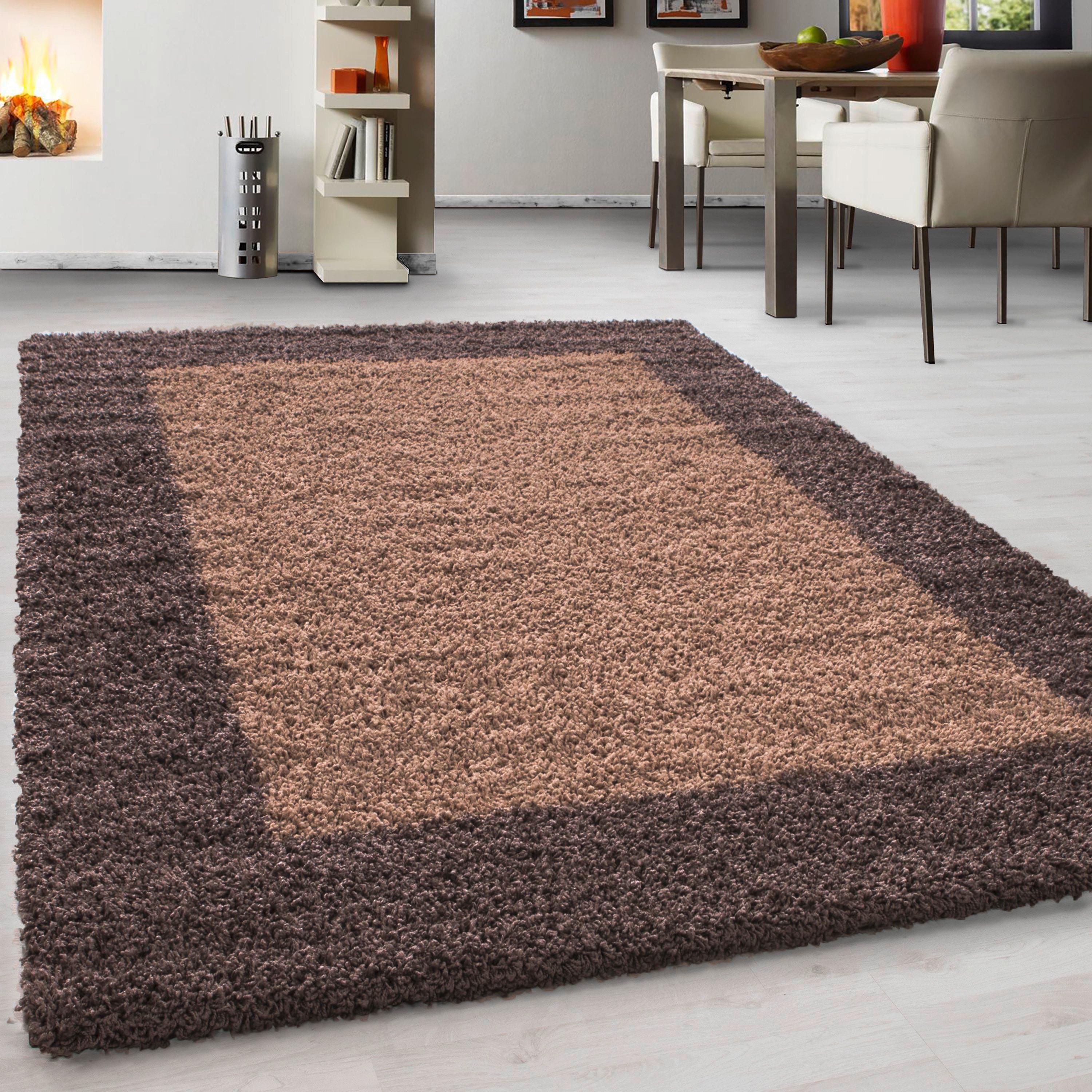 Hochflorteppich Life Taupe ca. 80x250cm - Taupe, KONVENTIONELL, Textil (80/250cm) - Novel