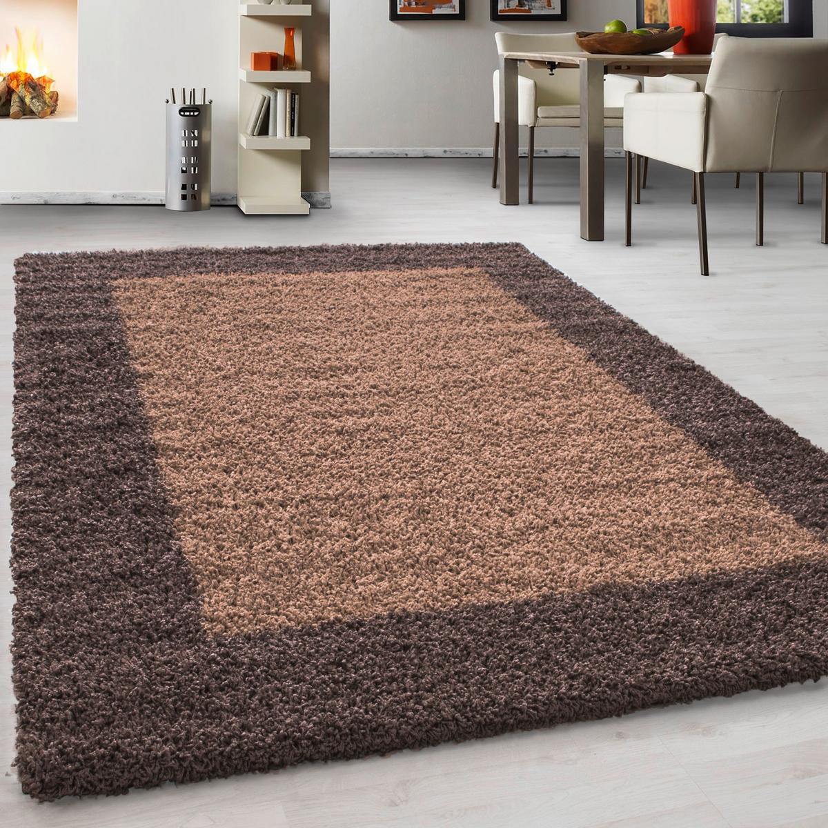 Hochflorteppich Life Taupe ca. 120x170cm - Taupe, KONVENTIONELL, Textil (120/170cm) - Novel