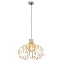 LAMPA WISZĄCA 33370119 MATEO - kremowy/czarny, Basics, metal/tkanina (40/150cm) - Globo