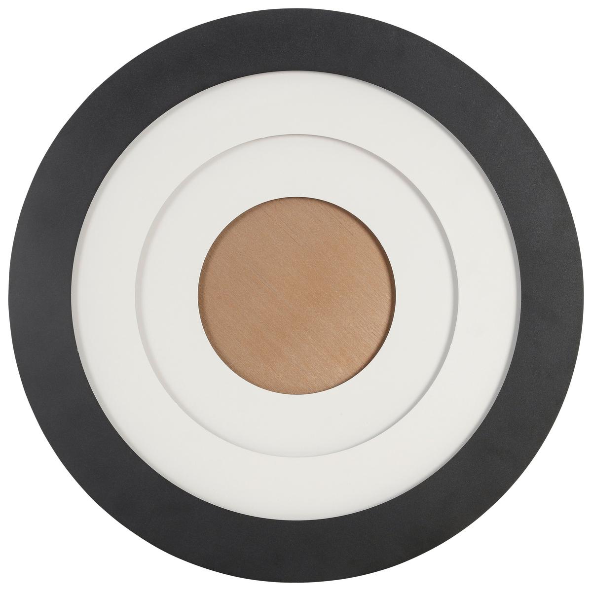Led Plafonjera Sprimo - bela/zlatna, Moderno, metal/plastika (46/4,5cm) - Modern Living