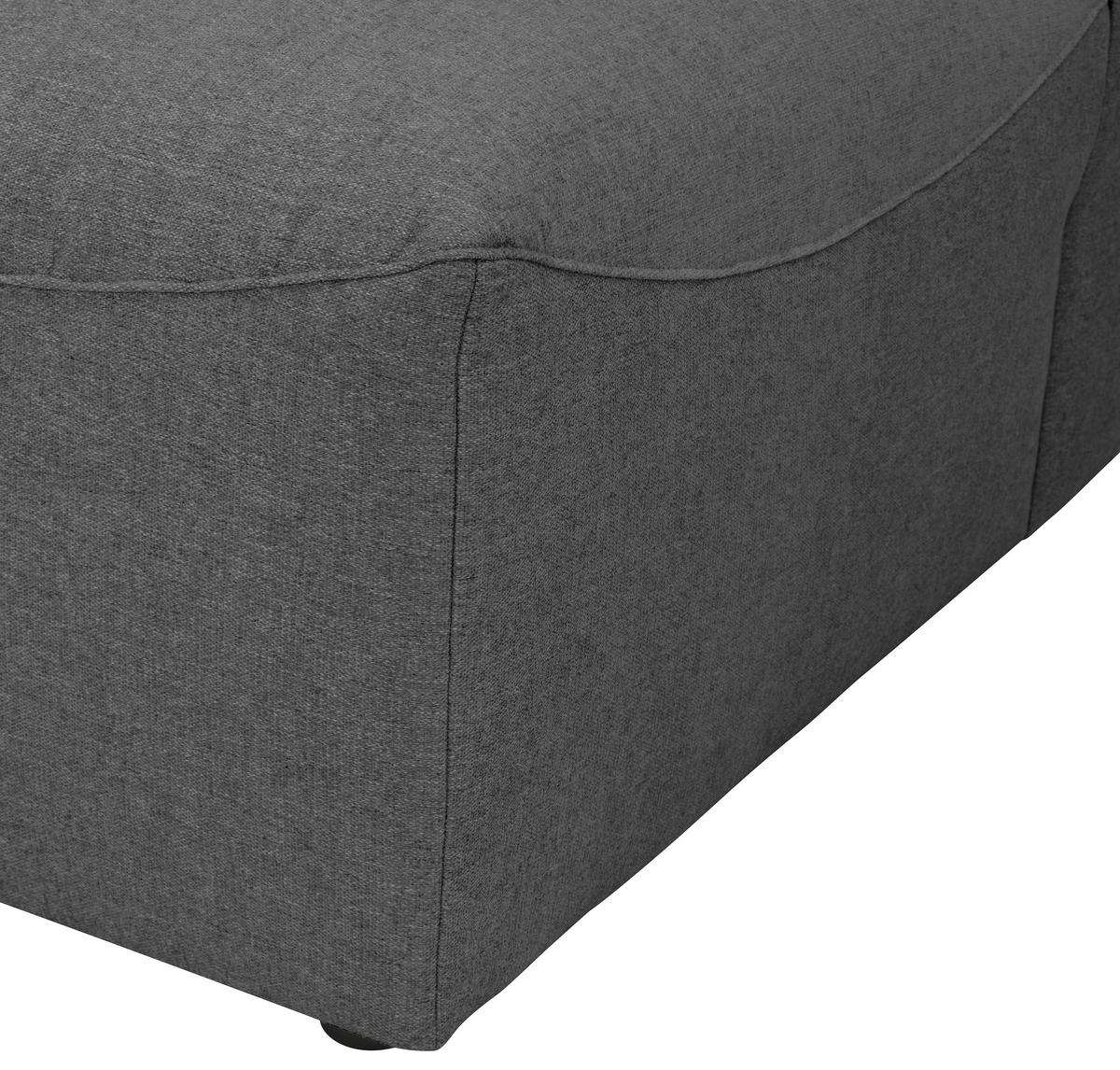 SOFAELEMENT LENA - Anthrazit, Design, Kunststoff/Textil (100/73/100cm) - Max Winzer