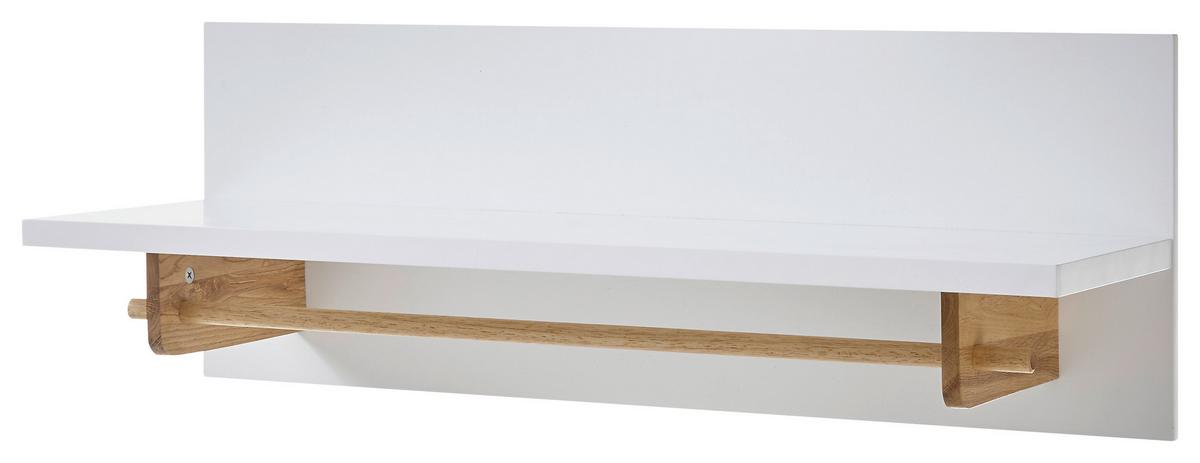 PANEL DO PRZEDPOKOJU CERVO - kolor dębowy/biały, Design, materiał drewnopochodny/drewno (97/35/32cm)