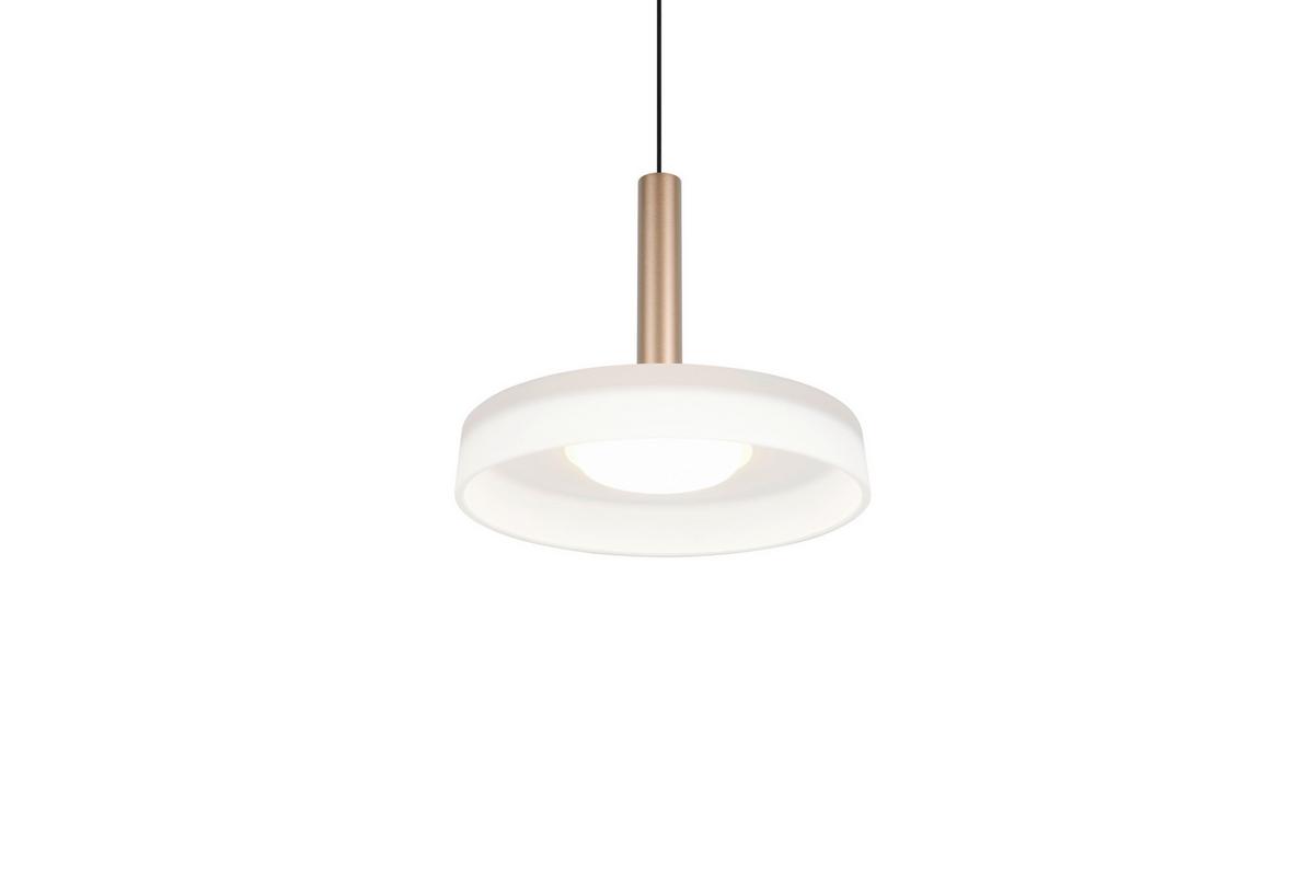 LAMPA ZWIESZANA LED 354910165 CELESTE - biały/brązowy, Design, metal/szkło (22/200cm) - Trio Leuchten