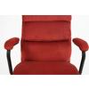 SNURRSTOL MANHATTAN 2 - röd/svart, Modern, metall/trä (58/102-112/64,5cm) - Mömax