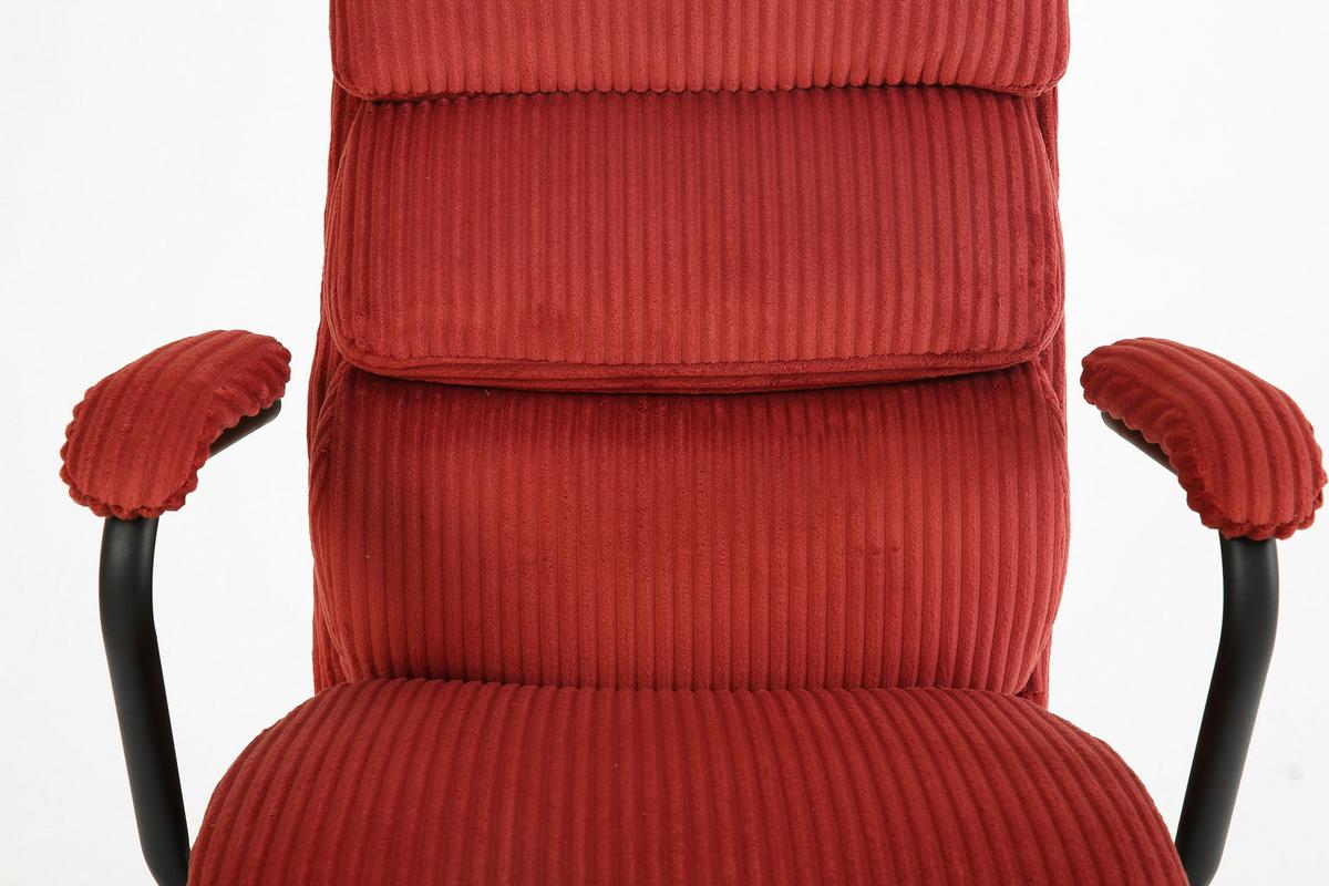 Drehstuhl Manhattan 2 Rot - Rot/Schwarz, MODERN, Holz/Kunststoff (58/102-112/64,5cm) - Mömax