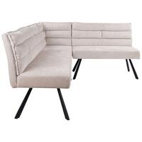 Kotna Klop Yuri, Bež - črna/bež, Trendi, kovina/tekstil (176-214/68/88cm) - Livetastic