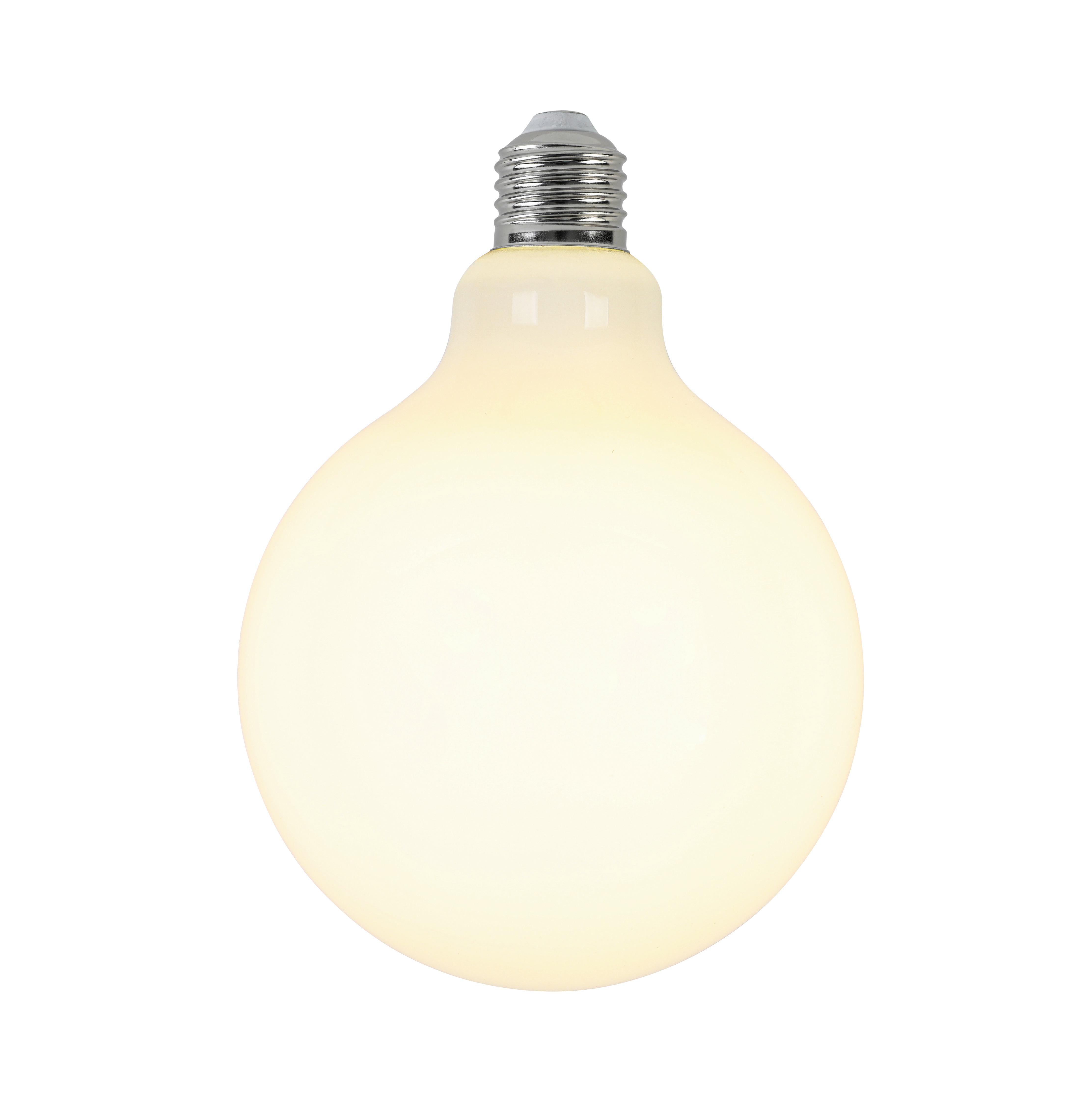 LED-LJUSKÄLLA EMOP - vit, Romantik / Lanthus, metall/glas (12,5/17,7cm) - Mömax