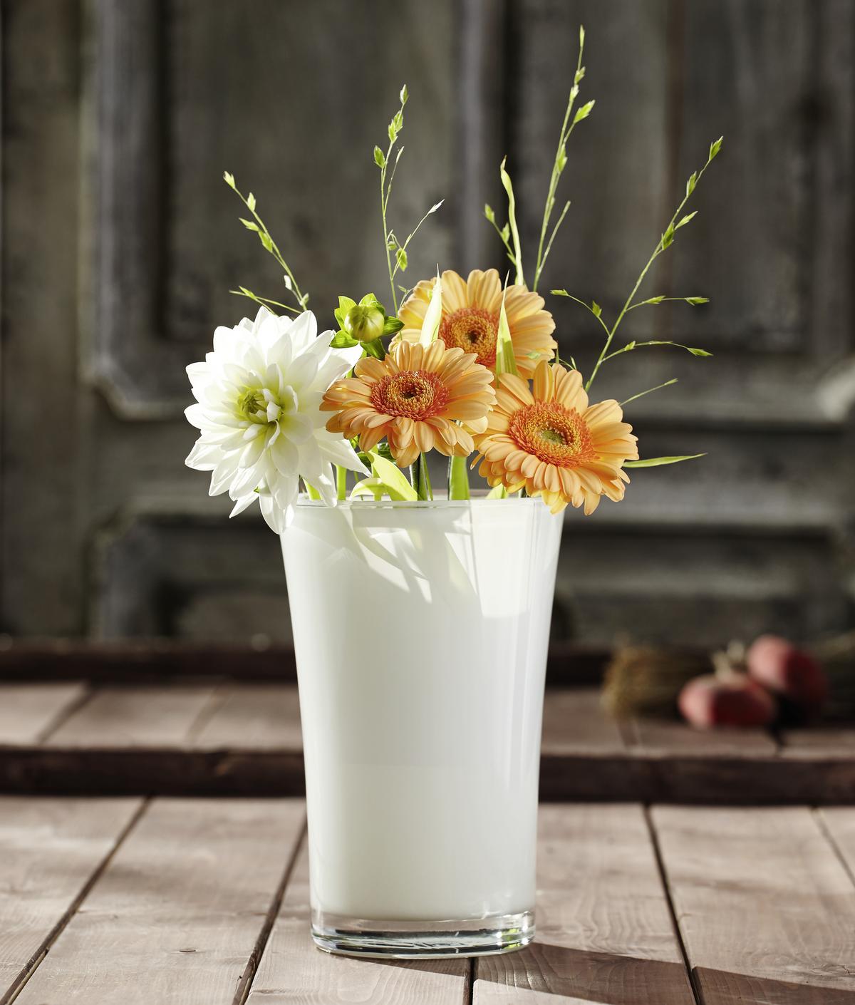 WAZON 073752 - biały, Design, szkło (22cm) - Leonardo