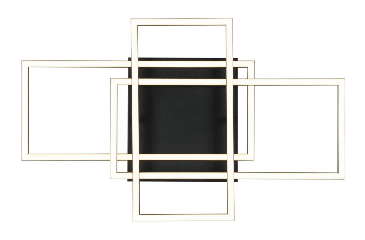 LAMPA SUFITOWA LED PRO *SBN* - czarny, Design, tworzywo sztuczne/metal (58/36/7,5cm) - Novel