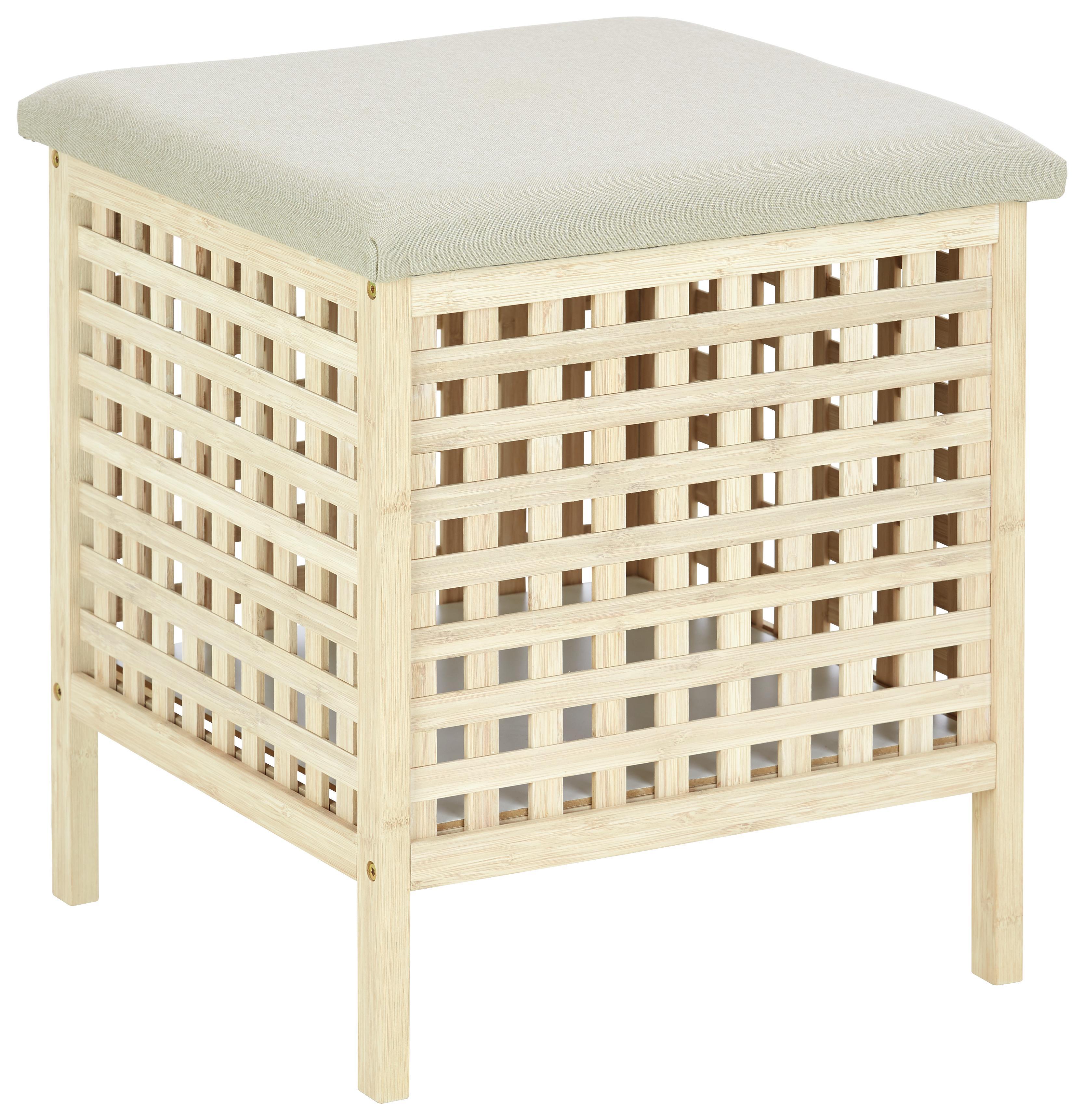 Wäschekorb in Naturfarben - Naturfarben, MODERN, Holz (47/54/47cm) - Modern Living