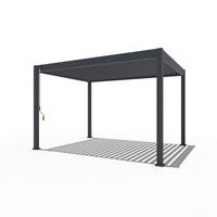 Pergola Superior, Antracit, 3x4m - barve grafita, Basics, kovina (300/255/400cm) - Gardenson