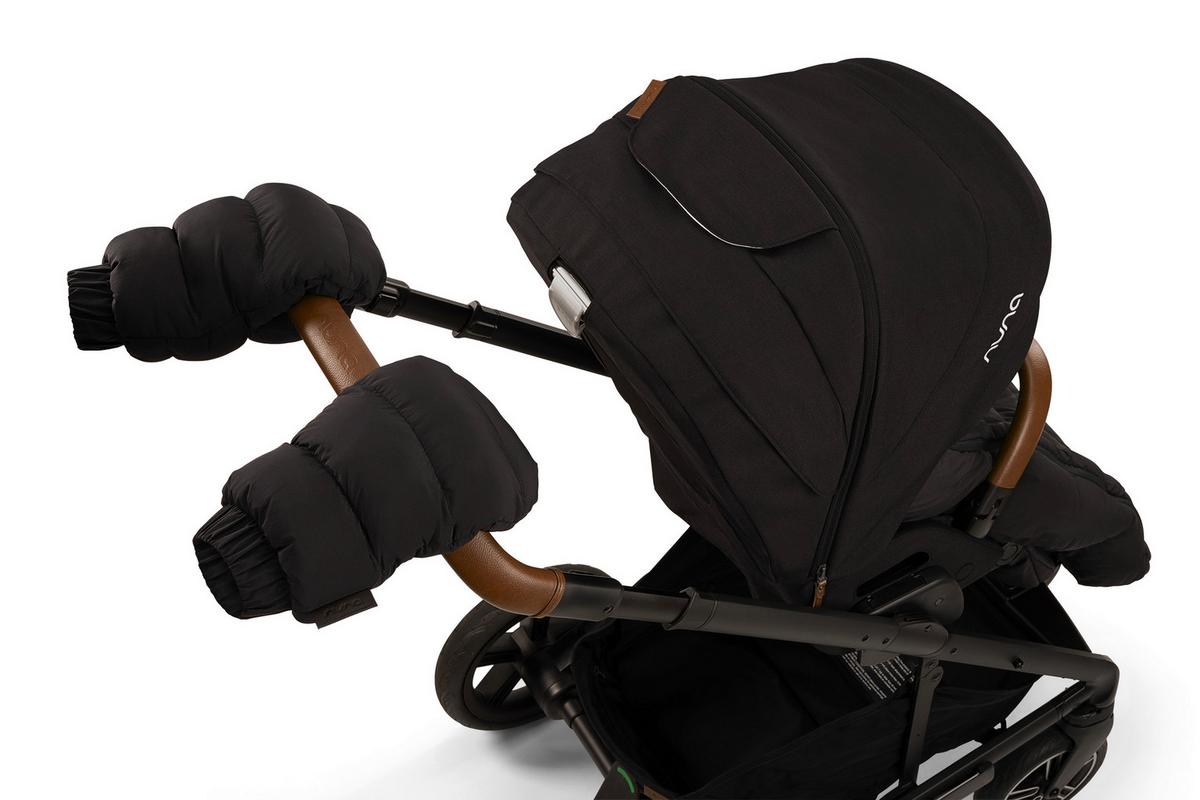 OSŁONA NA NÓŻKI WINTERSET - czarny, Basics, tkanina (99/42/14cm) - Nuna