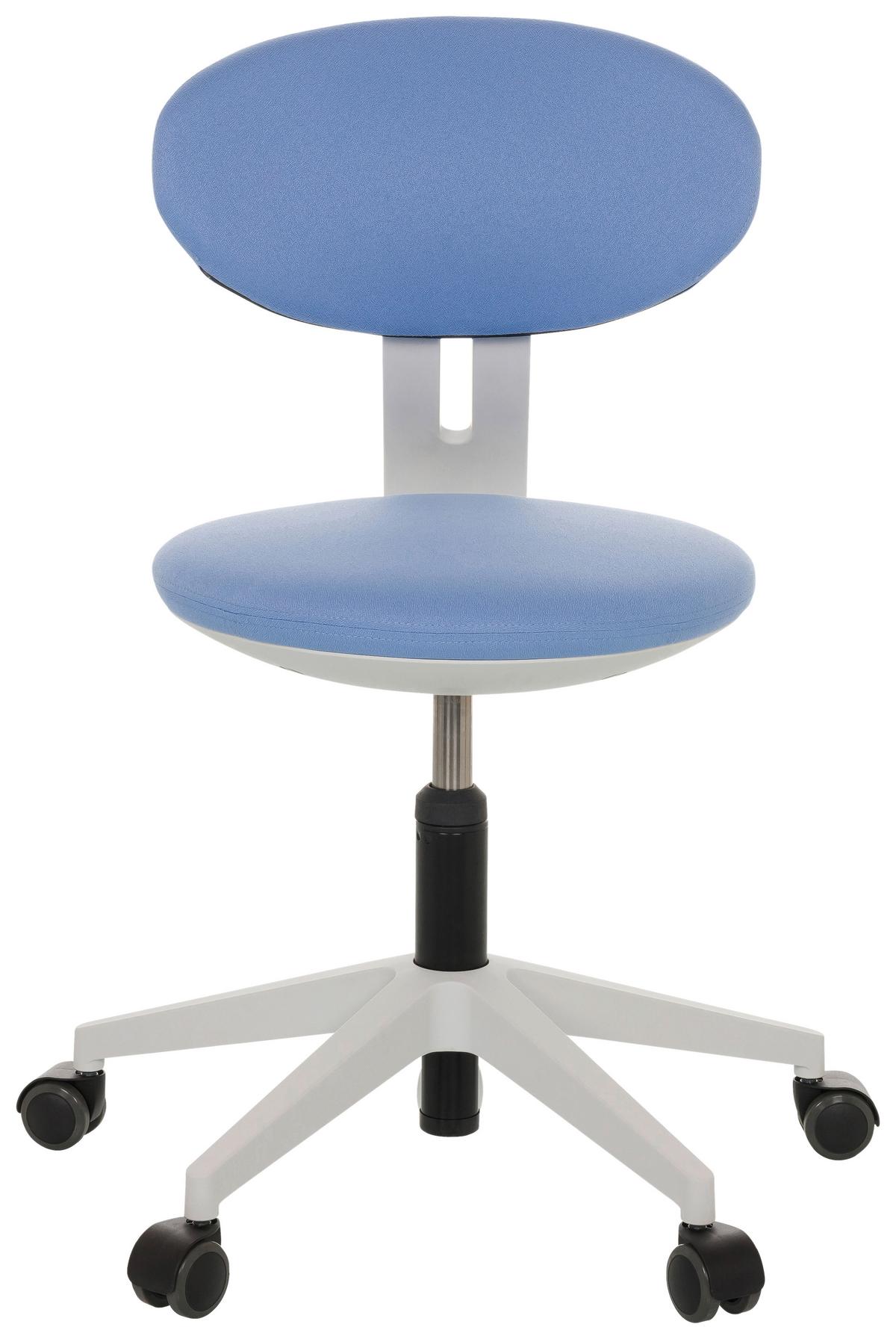 Jugenddrehstuhl Minimovo ca.42x66-87x52cm Blau - Blau/Grau, Basics, Kunststoff/Textil (42/66-87/52cm) - MID.YOU