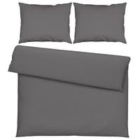 Bettwäsche Iris XXL Grau ca. 200x220cm - Grau, MODERN, Textil (200/220cm) - Modern Living