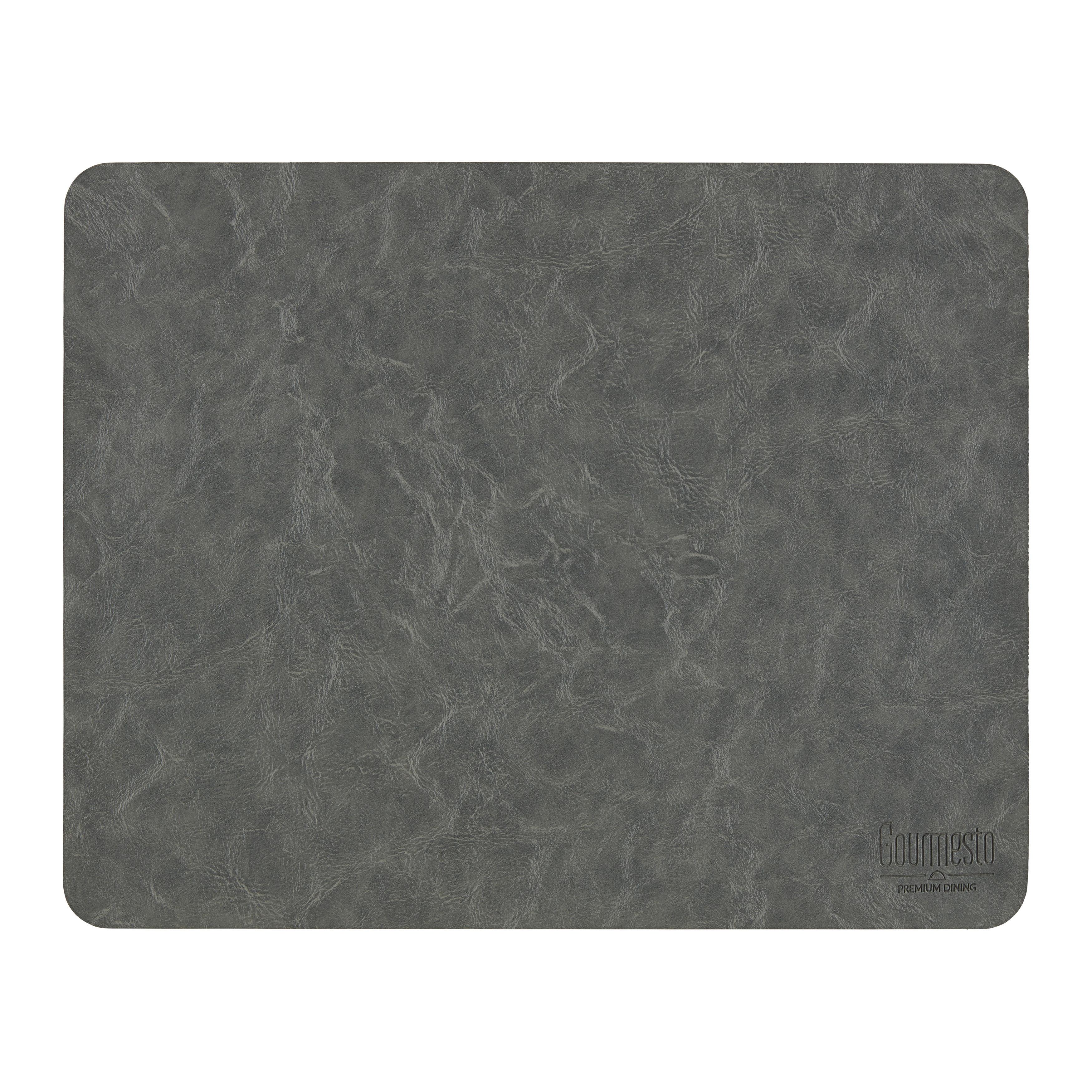 Tischset Levi Anthrazit ca. 42x33cm - Anthrazit, MODERN, Kunststoff (42/33cm) - Gourmesto