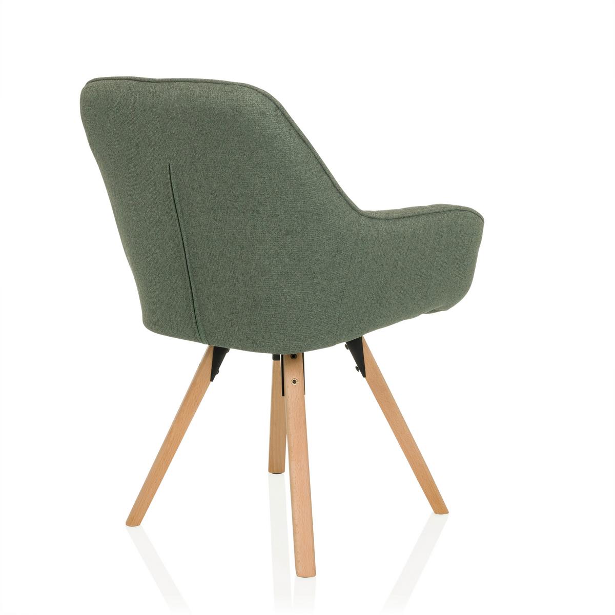 Naslanjač Scandi Soft, Metino Siva - metino siva/barve bukve, Moderno, tekstil/les (56/84/62cm) - MID.YOU