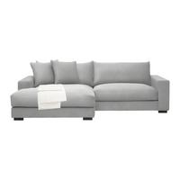 Ecksofa Pedro Hellgrau - Hellgrau, MODERN, Textil (180/83/265cm) - Mömax