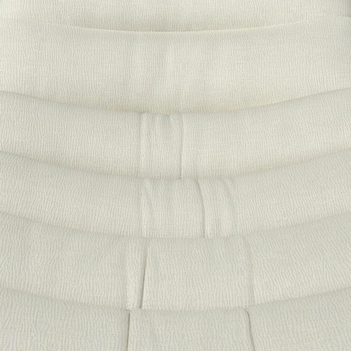 Sessel Lena Weiß Struktursamt/Lederlook - Schwarz/Weiß, MODERN, Textil/Metall (92/78/110cm) - Bessagi Home