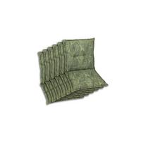 Sesselauflage 6-Teilig Grün - Grün, Basics, Textil (50/7/100cm)