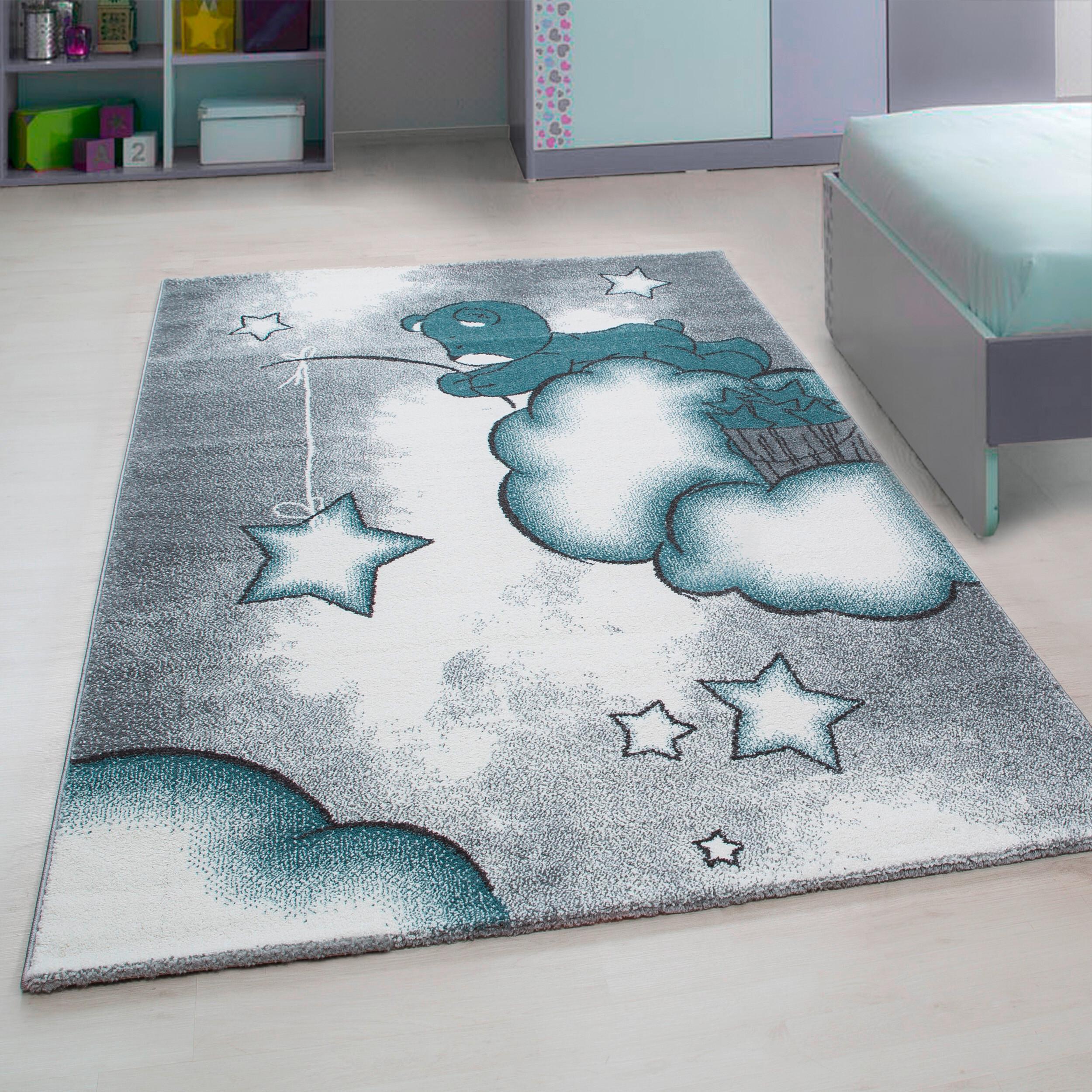 Otroška Preproga Kids, Modra, 140x200cm - modra, Trend, tekstil (140/200cm) - Ben'n'jen