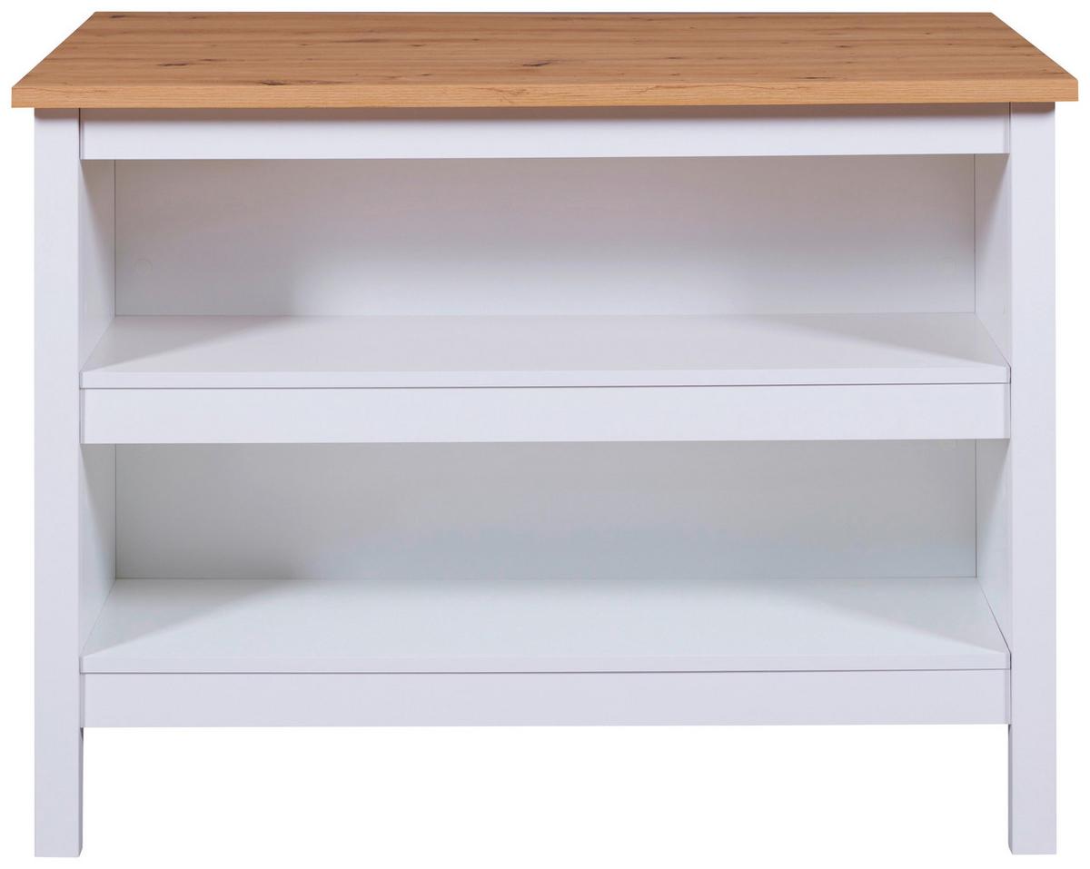 Konyhasziget Julina - Artisan tölgy/fehér, Trend, faalapú anyag (124/92/75cm)