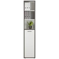 Regalkombination in Grau/Weiss - Weiss/Grau, Modern, Holzwerkstoff/Kunststoff (44,8/226,4/41,5cm) - Mömax