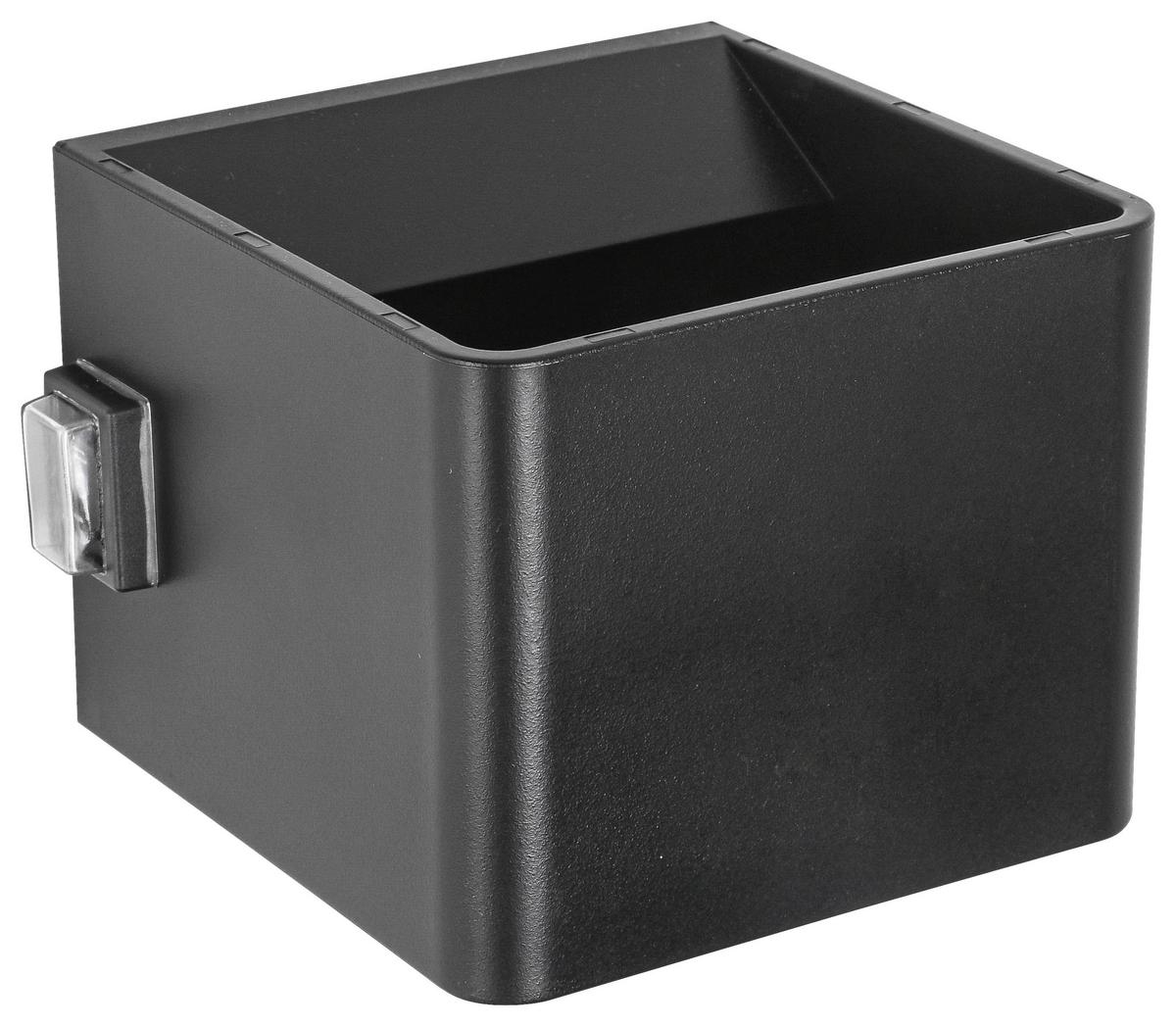 LED-Wandleuchte Hero1 Schwarz max. 3 Watt - Schwarz, MODERN, Kunststoff/Metall (10,28/10,1/8,05cm) - Modern Living