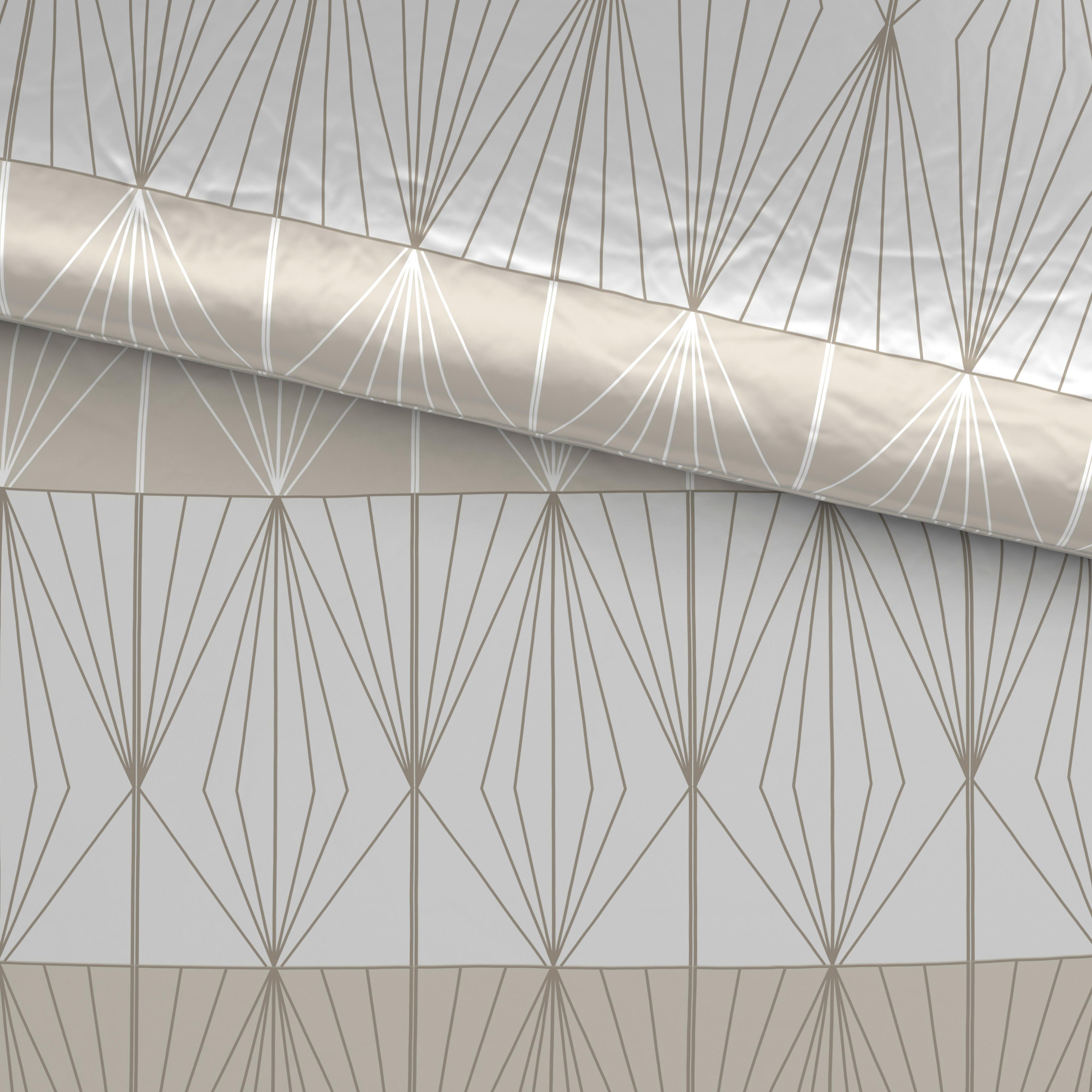 Bettwäsche Dubai Perlmutt ca. 140x200cm - Perlmutt, Textil (140/200cm) - Mömax