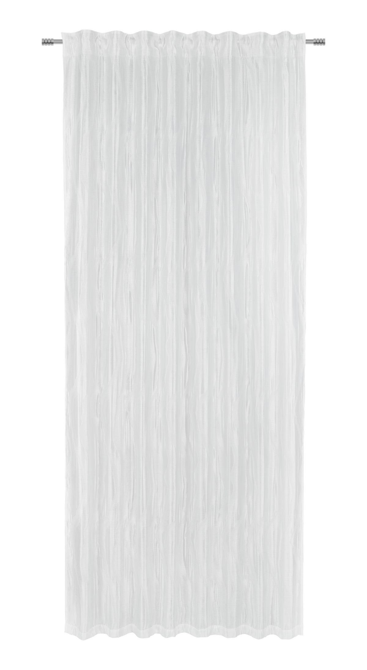 Draperie prefabricată Phil - alb, Romantik / Landhaus, textil (135/255cm) - Premium Living