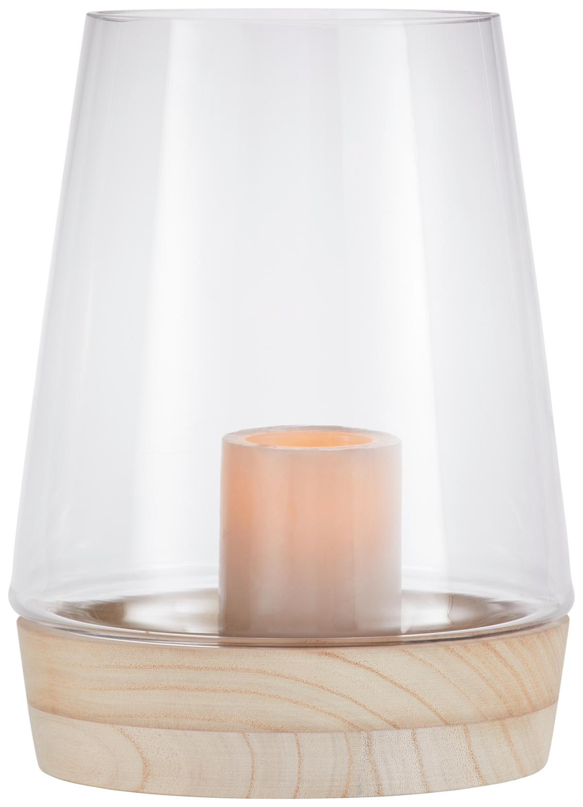 LATARENKA 23LYBL001-M - kolor naturalny, Lifestyle, drewno/szkło (22/28cm) - Ambia Home