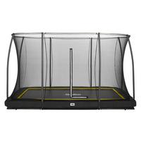 Boden-Trampolin Comfort Edition ca. 366x244cm - Schwarz, Basics, Metall (366/244cm) - Salta