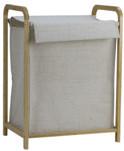 Košara Za Rublje Nuxio - prirodne boje/bež, Moderno, karton/drvo (45/31/62cm) - Mömax