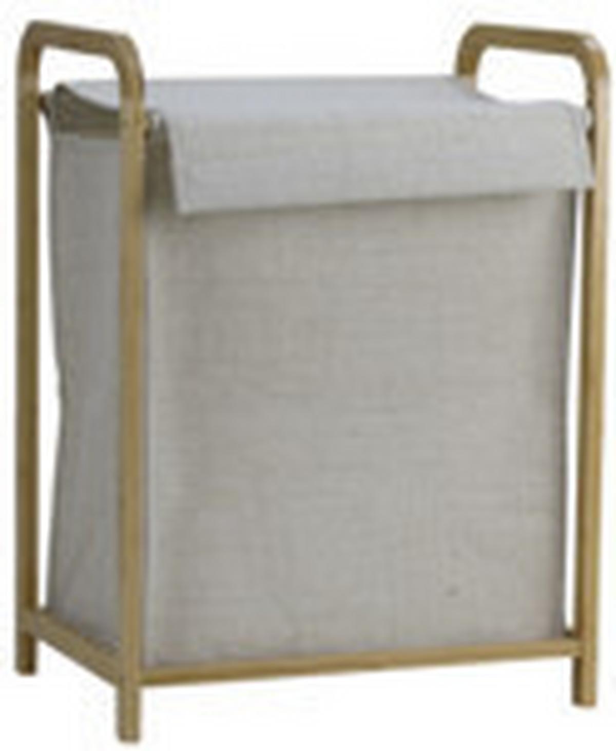 Košara Za Rublje Nuxio - prirodne boje/bež, Moderno, karton/drvo (45/31/62cm) - Mömax