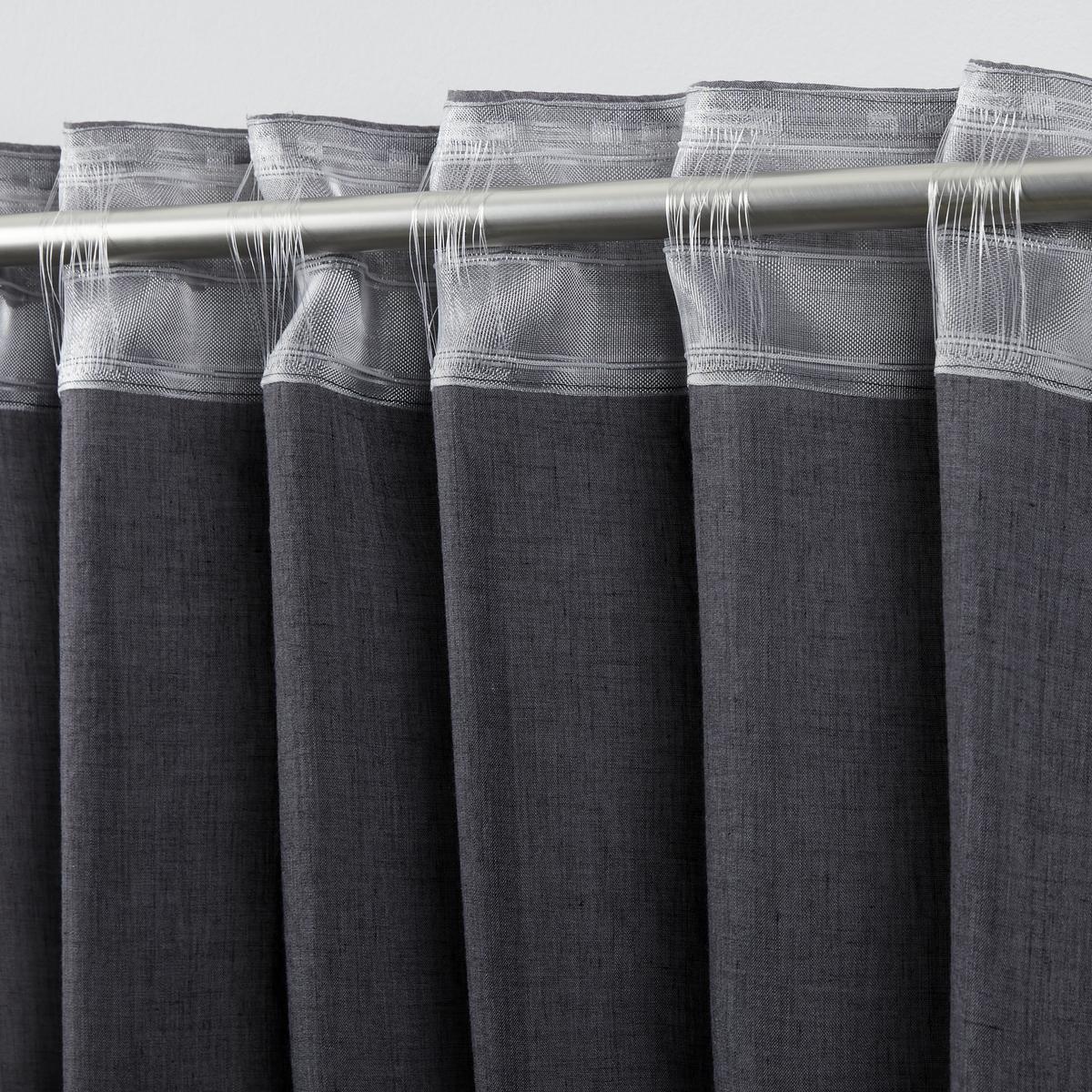 Perdea confecționată Ramona - albastru, Modern, textil (135/245cm) - Modern Living