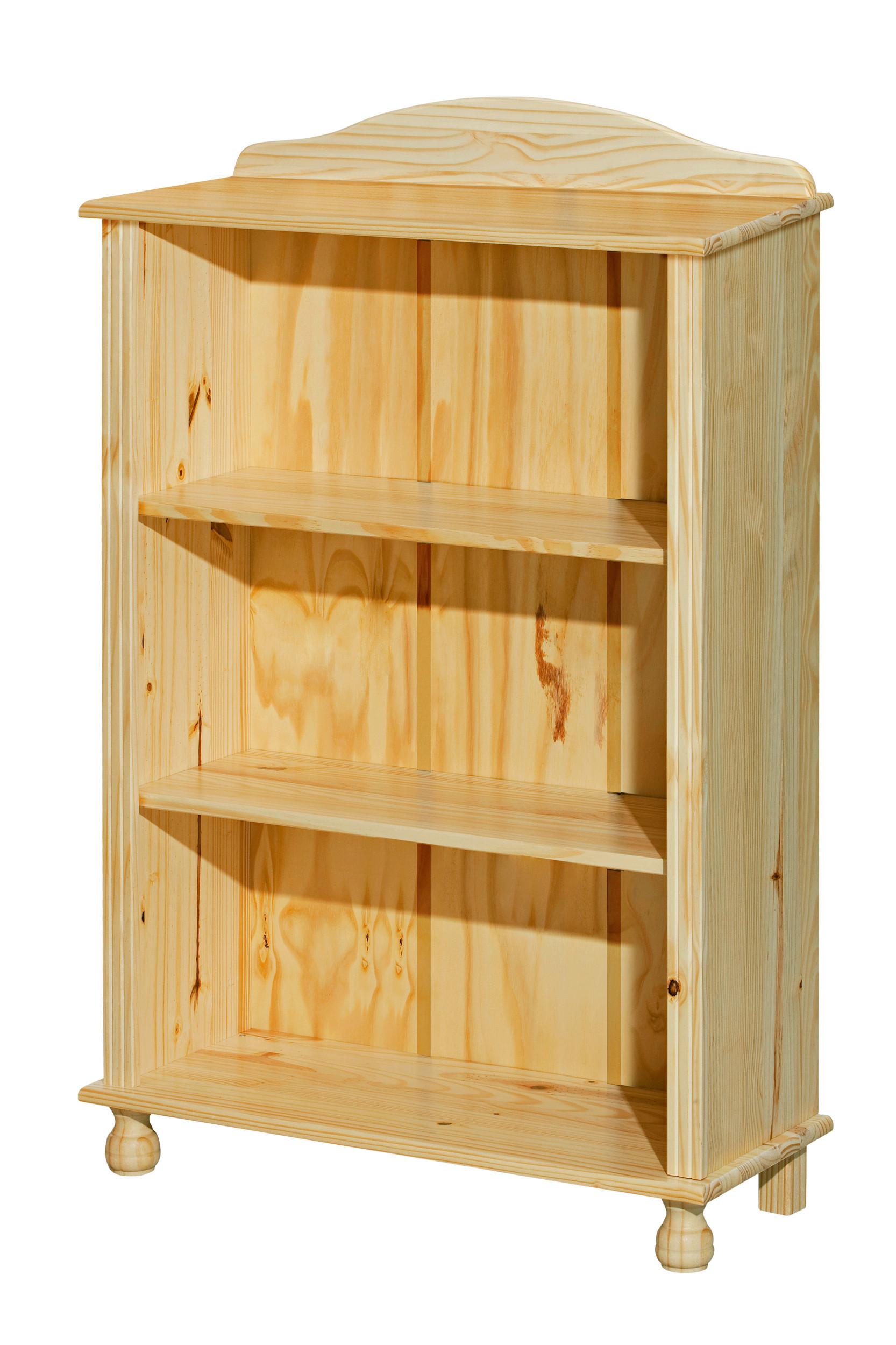 Regal Naturfarben mit 2 Böden - Naturfarben, Natur, Holz (77/116/30cm) - Livetastic