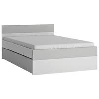 Krevet Flexi - siva visoki sjaj/bijela, Moderno, drvni materijal/plastika (120/200cm) - Premium Living