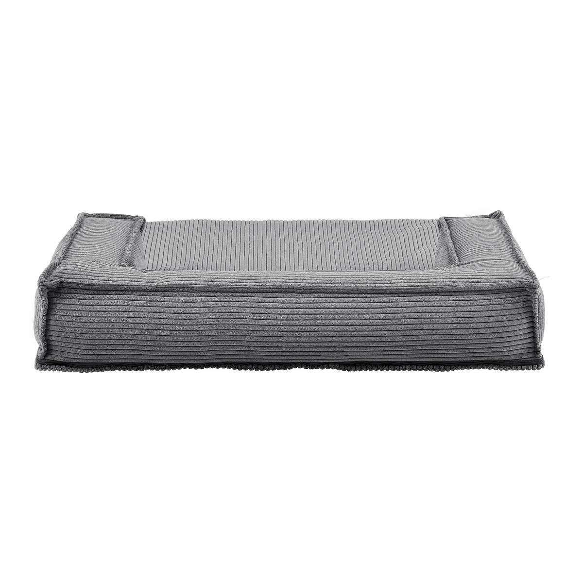 Hundesofa Pet Flat Dunkelgrau - Dunkelgrau, KONVENTIONELL, Textil (105/20/105cm) - Mömax