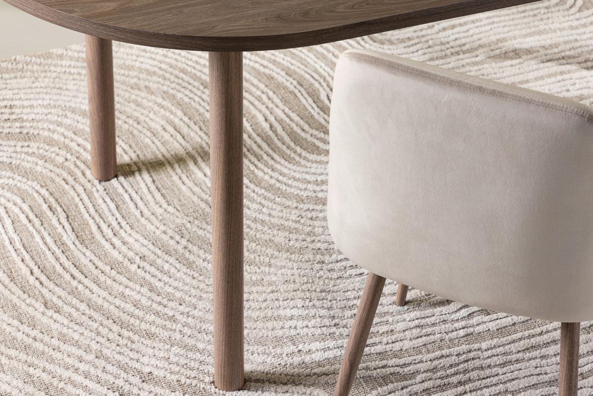 Esstisch Andy ca. 180x90x75 cm Braun - Braun, Design, Holzwerkstoff/Metall (180/90/75cm) - Livetastic