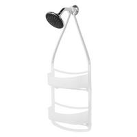 Regal Za Tuš Easy - 2 - bijela, Moderno, plastika (27,3/73,7/10cm) - Premium Living