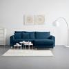 Colţar LILLE - albastru, Modern, textil (232/110/156cm) - Best Price