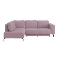 Kutna Garnitura Veni - ljubičasta/crna, Moderno, tekstil (210/272cm) - Modern Living