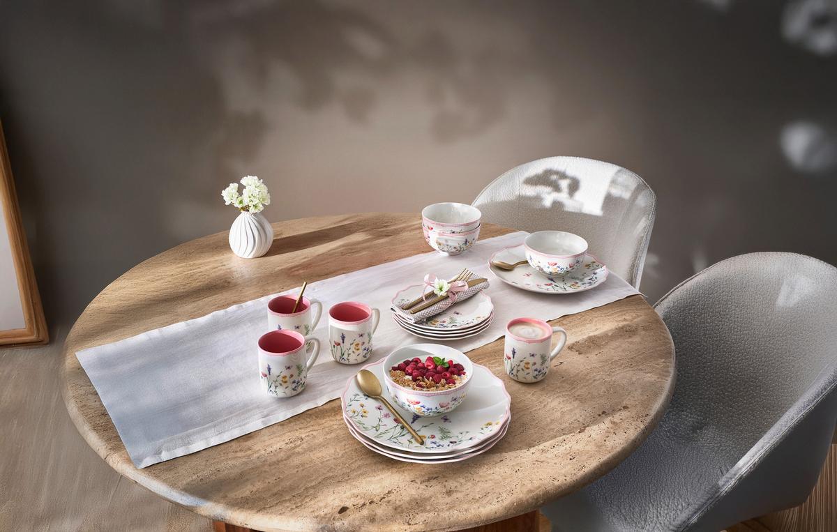 SERWIS OBIADOWO-ŚNIADANIOWY COLORFUL SPRING - różnokolorowy, Lifestyle, ceramika - Landscape