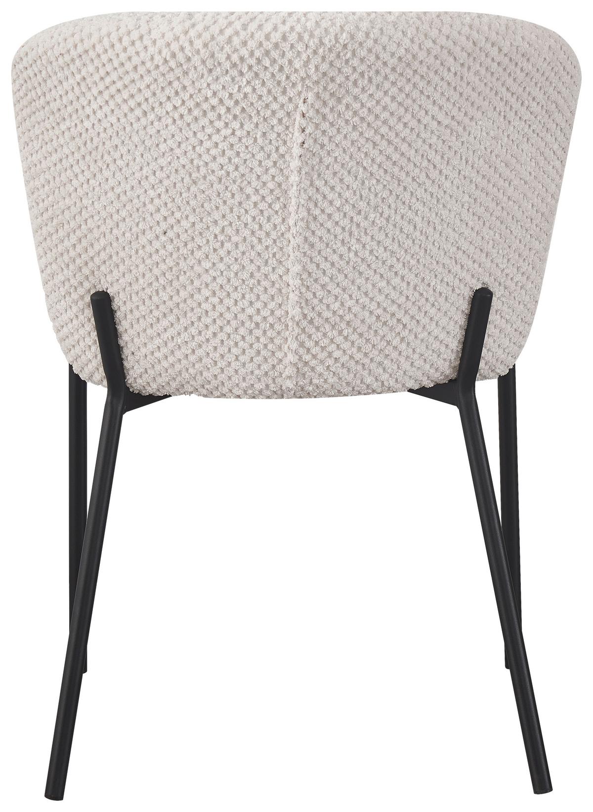 Stuhl Emily Beige - Beige/Schwarz, Lifestyle, Holz/Textil (55/79/59cm) - Mömax